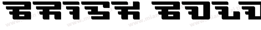 Brisk Bold字体转换